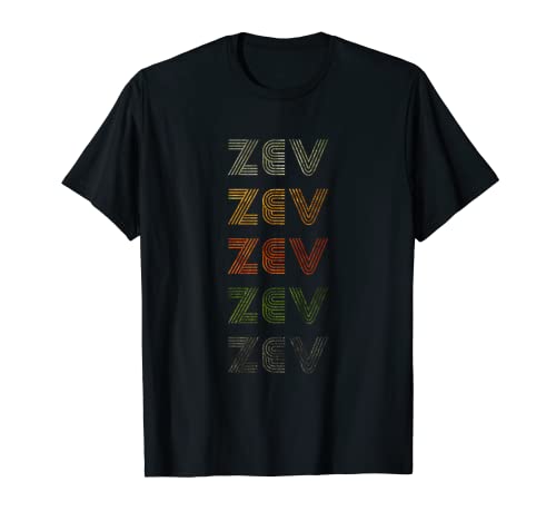 Love Heart Zev Tee Grunge/Vintage Style Black Zev T-Shirt