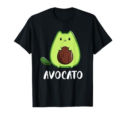Avocato Funny Avocado Lover Cat T-Shirt