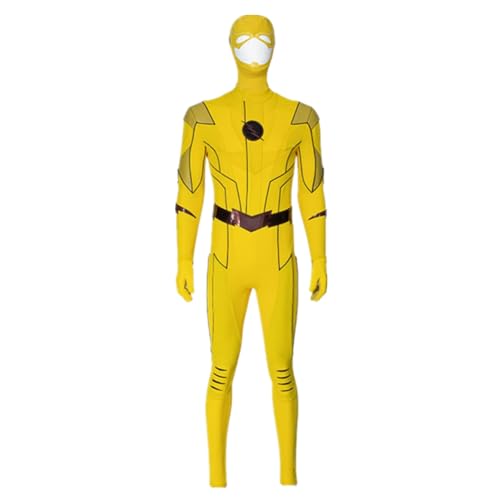 Generic Reverse-Flash Cosplay Costume Outfit Halloween Carnival cos Dress costume (Male L)