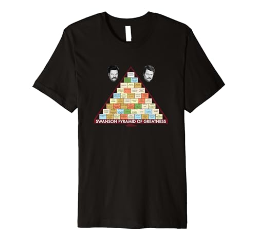 Parks & Recreation Swanson Pyramid of Greatness Premium T-Shirt