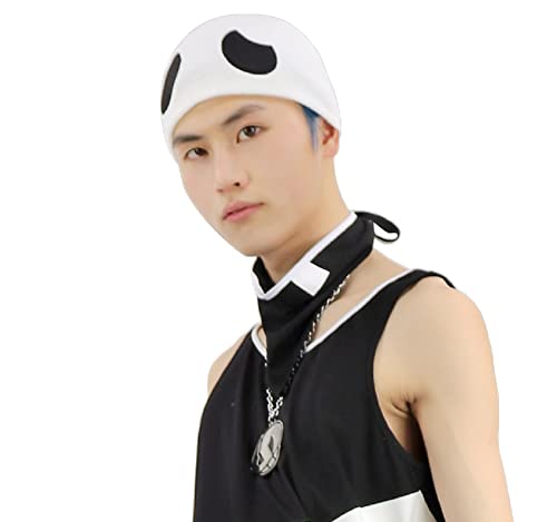 C-ZOFEK Multicolor Anime Cosplay Beanie Cap Warm Knit Hat (white)
