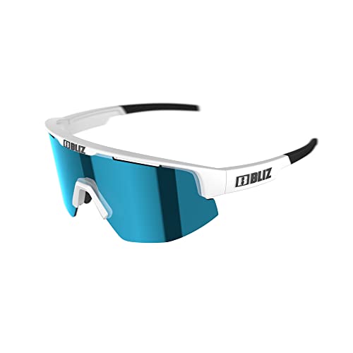Bliz Matrix Small Sunglasses, Matte White/Blue Multi, 56mm
