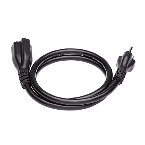 Amazon Basics Extension Cord, 13 Amps, 125V, 3 Foot, Black
