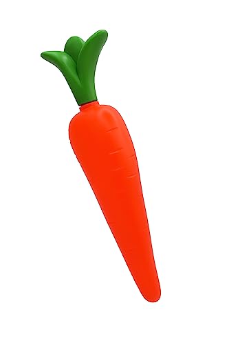Nicky Bigs Novelties Adult Easter Bunny Giant Artificial Fake Carrot Prop - Large Plastic Orange Carrot Simulation Fruits Lifelike Vegetables Model - Rabbit Costume Accessory Decor