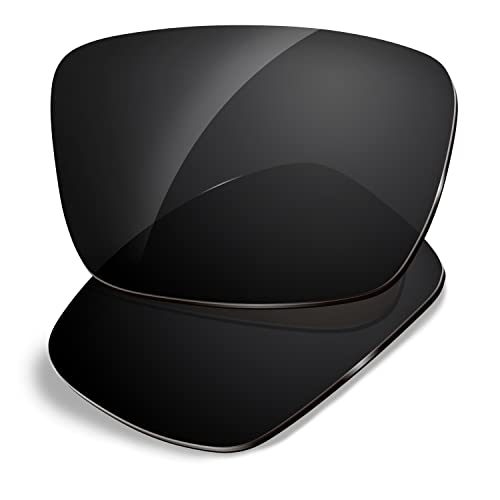 Dynamix Polarized Replacement Lenses for Oakley Fuel Cell | Easy To Install | Fit Perfectly | Solid Black