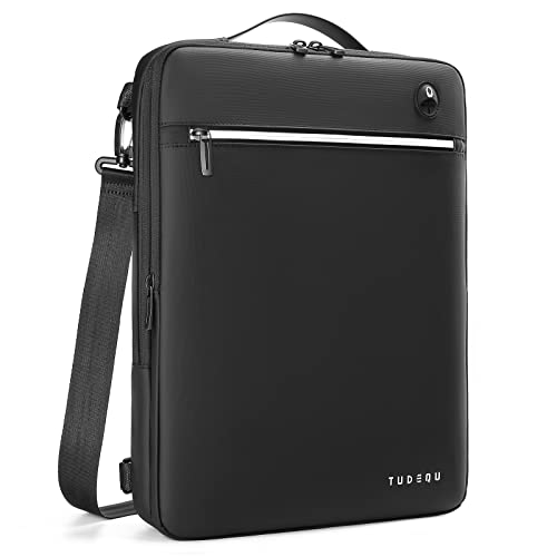 TUDEQU Laptop Bag,15.6 Inch Laptop Case, 360°Protective Computer Bags with Shoulder Strap, Water Resistant Slim Laptop Carrying Sleeve Case