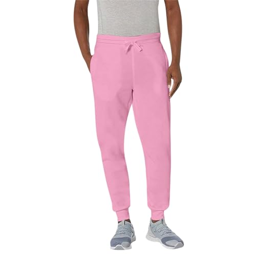 SJWCLYS Black Plus Size Sweatpants Men,Mens Jogger Sweatpants Athletic Running Workout Joggers Elastic Waist Drawstring Lounge Pants with Pockets