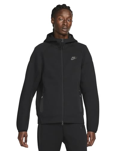 Nike Sportswear Tech Fleece Windrunner Men's Full-Zip Hoodie Size - Medium Black/Black