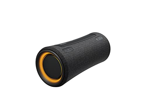Sony SRS-XG300 X-Series Wireless Portable-Bluetooth Party-Speaker IP67 Waterproof and Dustproof with 25 Hour-Battery and Retractable Handle, Black (Renewed)