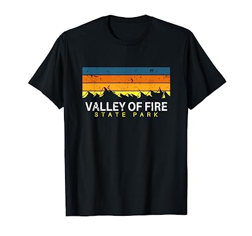 Valley of Fire State Park T Shirt Nevada Souvenirs NV