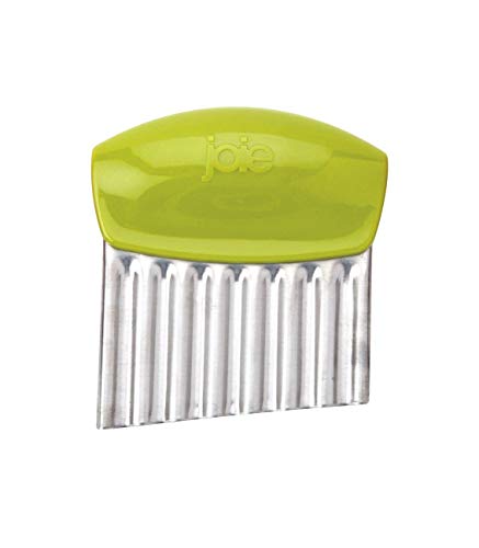 Joie Crinkle Cutter Kitchen Knife for Vegetables, Stainless Steel Blade, Colors May Vary, 1 Count