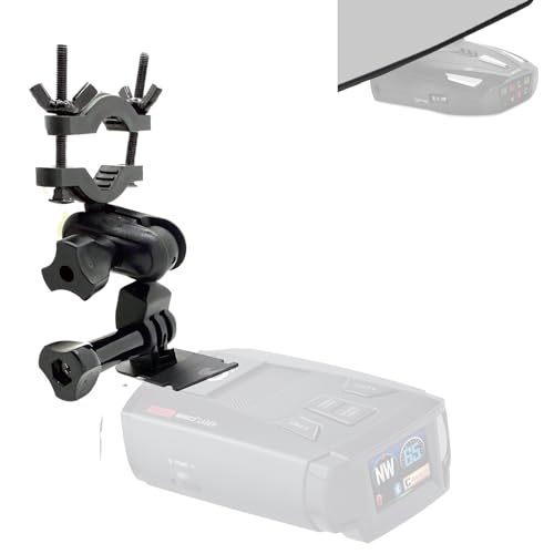 LycoGear Radar Detector Rearview Mirror Stem Mount for for Cobra RAD 500G 480i 450 450 350 SPX 955 & Selected Radar Detectors Below