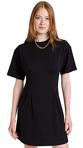 Theory Women's Corset Tee Mini Dress, Black, S