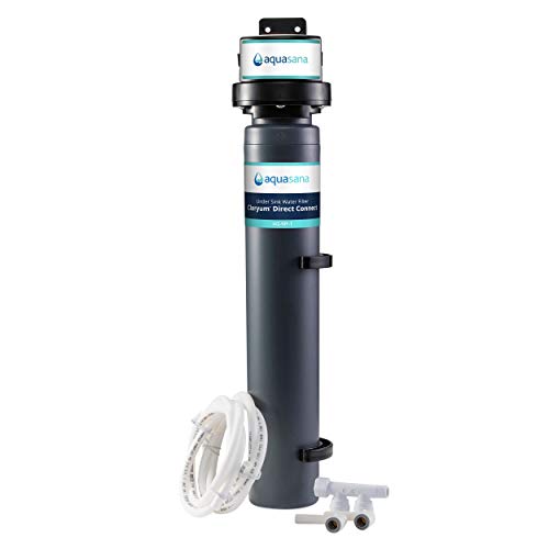 Aquasana Under Sink Water Filter System - Under Counter Filtration for Drinking Water - Reduces up to 99% of 78 Contaminants Including Chlorine & Lead from Tap Water - Claryum Direct Connect - AQ-MF-1