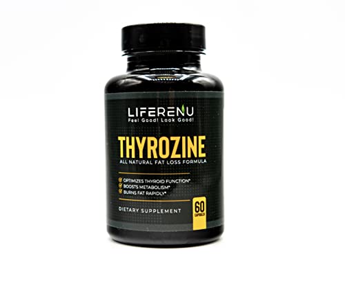 Thyrozine - All Natural Fat Loss Formula for Optimal Thyroid Function and Rapid Weight Loss, with Metabolism Boosting Ingredients and Mental Clarity Support