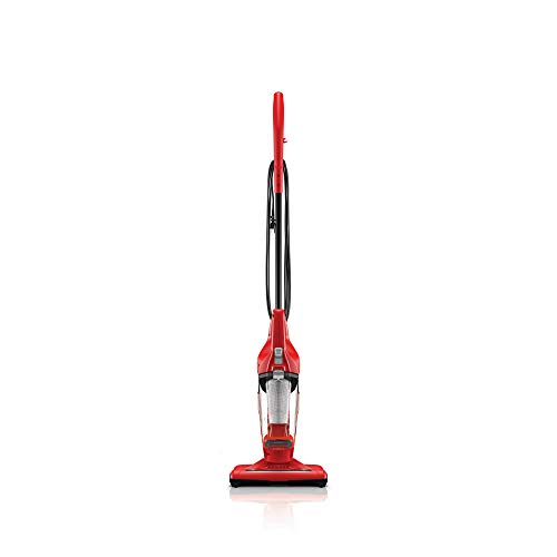 Dirt Devil Vibe 3-in-1 Vacuum Cleaner, Lightweight Corded Bagless Stick Vac with Handheld, SD20020, Red