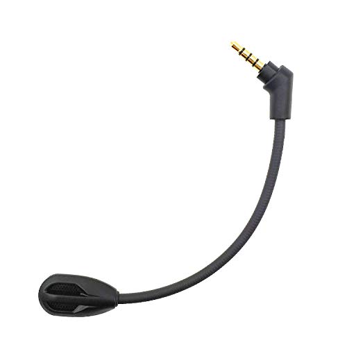 Detachable Microphone Mic Fits for Kingston HyperX Cloud Flight/Flight S for PS4 PS4 Pro Computer PC Gaming Headsets Noise Cancelling Replacement Mic 3.5mm Jack