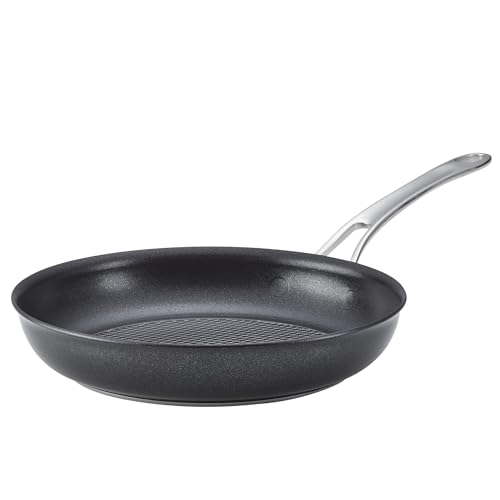 Anolon X Hybrid Nonstick Induction Frying Pan/Skillet, 10 Inch - Dark Gray