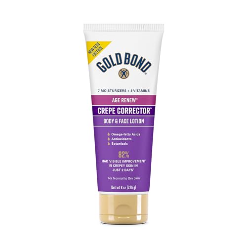 Gold Bond Age Renew Crepe Corrector Body Lotion, Replenishing & Smoothing Formula, 8 oz.