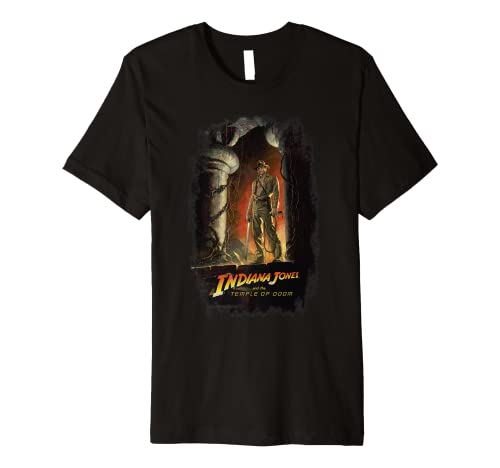Lucasfilm Indiana Jones and the Temple of Doom Poster Art Premium T-Shirt