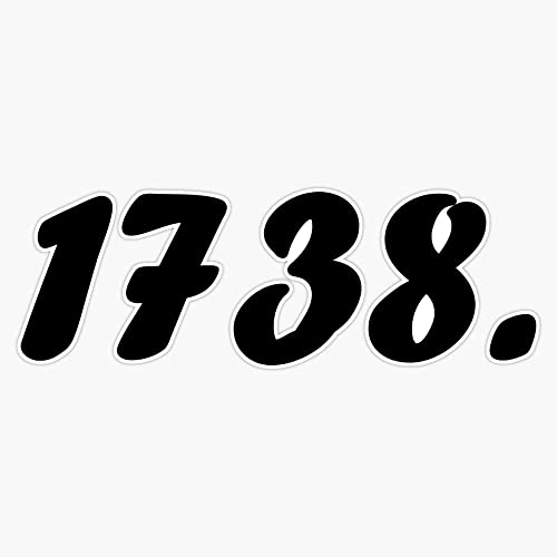 Fetty Wap 1738 Sticker Vinyl Waterproof Sticker Decal Car Laptop Wall Window Bumper Sticker 5'