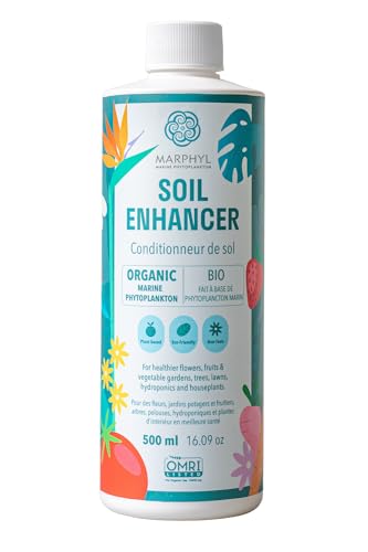 MARPHYL Organic Liquid Fertilizer - Outdoor & Indoor Plant Food - All-Purpose, Nutrient-Rich Lawn Fertilizer & Soil Enhancer for House Plants, Flowers, Vegetables, Succulents, Bamboo, Hydroponics