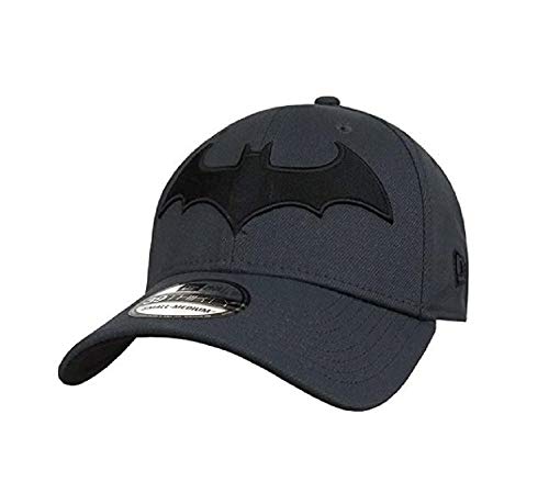 New Era Batman Hush Symbol 39Thirty Fitted Hat- Medium/Large Gray