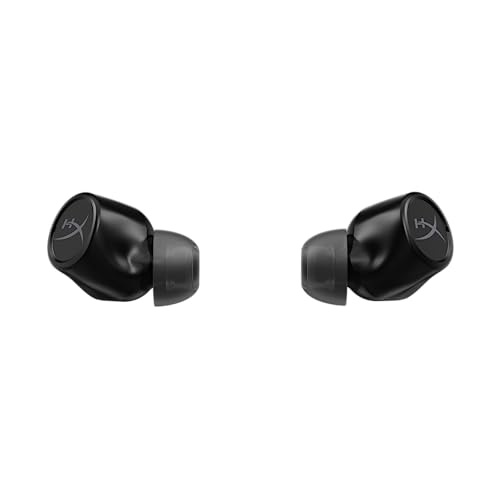 HyperX Cirro Buds Pro – True Wireless Earbuds, Active Noise Cancellation, ANC, Ambient Sound Mode, Low Latency, Bluetooth 5.2, IPX4, Fast Charge, PC, Nintendo Switch, Mobile - Black