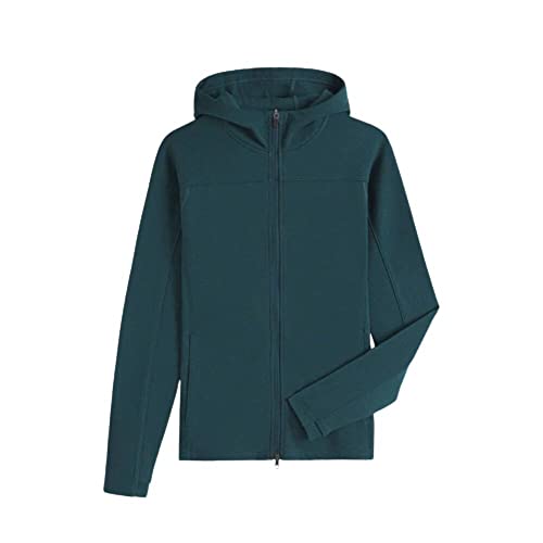 Ibex Women's Merino Shak Hoodie, Evergreen, Medium