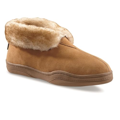 Guide Gear Men's Roll Bootie Slippers, Chestnut, 13D (Medium)