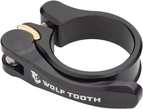 Wolf Tooth QR Quick Release Seatpost Clamp - 36.4mm, Black