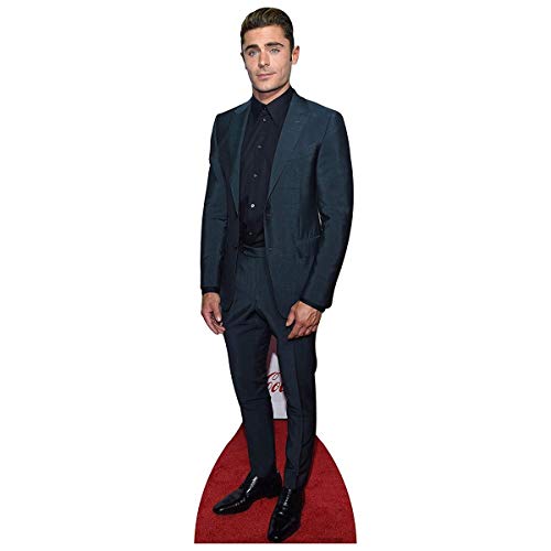 Star Cutouts, Zac Efron in Red Carpet, Cardboard Cutout Standup, Celebrity Life-Size Stand-In - 68' x 20'