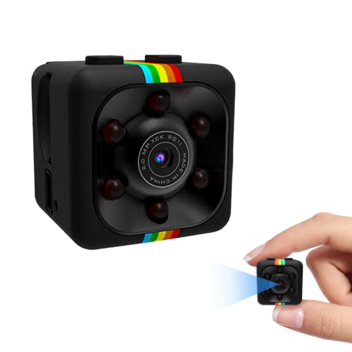 Neruyinso Mini Hidden Camera Wireless spy Camera Portable Nanny Camera HD 1080P Camera with Night Vision and Motion Detection for Home Outdoor Office Features Small Camera