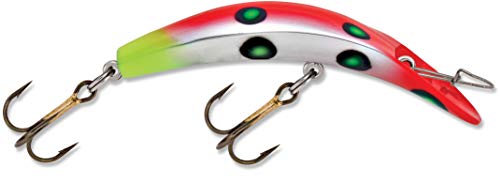 Luhr Jensen K9X Kwikfish X-Treme Flo. Red/Chartreuse UV, 2.75'