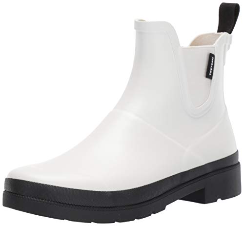 TRETORN Women's Lina3 Rain Boot, Vintage White/Black, 8 M US