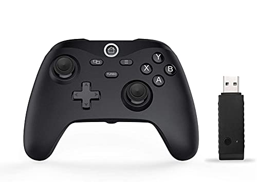 RIBOXIN Wireless Controller for Xbox One 2.4G Wireless Game Controller Xbox One Controller for Xbox One S/X and PC (Win 7, 8, 10) with No Audio Jack