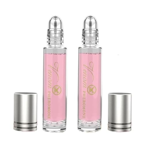 Aimery 2Pcs Women Pheromone Perfume - Phero Perfume Long-lasting and Addictive Personal Roll-on Pheromone Perfume Cologne Oil Fragrance for Women Girls