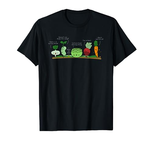 Vegetable Puns Funny Veggie Vegan Apparel for Women or Men T-Shirt