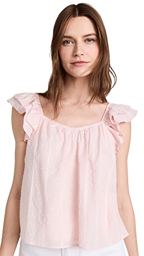 BB DAKOTA Women's Head Over Heels Top, Pink Salt, L
