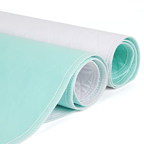 CoolShields Waterproof Bed Pads, Incontinence Waterproof Mattress Pads for Elderly & Adults, Bed Pads Washable Waterproof for Kids, Waterproof Mattress Protectors for Bed - 34' x 52' (1 Pack)