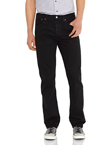 Levi's Men's 501 Original Fit Jeans (Also Available in Big & Tall), (New) Black, 34W x 32L