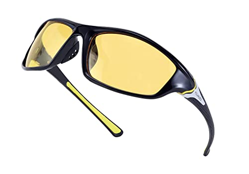 FEISEDY Classic Men Polarized Sports Sunglasses Night Driving Yellow Lenses Cycling Fishing Driving Glasses B2674