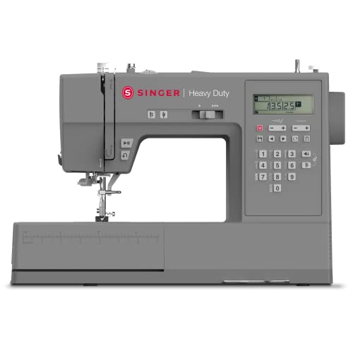 SINGER | HD6700C Electronic Heavy Duty Sewing Machine with 411 Stitch Applications - Sewing Made Easy