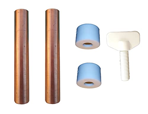 Replacement Anode Self-Cleaning High Performance (Read Description Before Buy) | Anode Dimensions - See Image 2 | Guaranteed to fit Remington Solar (See 3rd Image) | Copper-Silver(99.95% Pure)