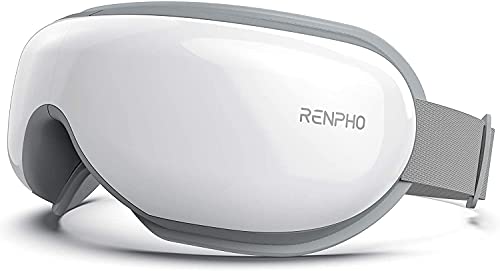 RENPHO Eyeris 1 Eye Massager with Heat, Heated Eye Mask with Bluetooth Music for Migraine, Face Massager to Relax, Eye Care Device for Eye Strain, Eye Bags, Dry Eyes, Birthday Valentines Day Gifts