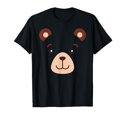 Bear Face Halloween Costume Kids Boy Girl Adult Gift T-Shirt