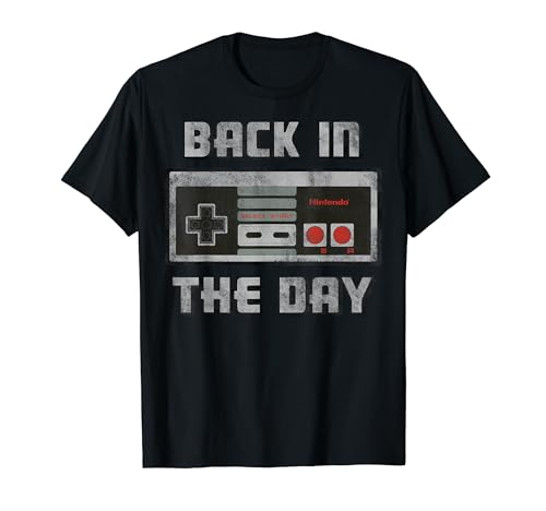 Nintendo NES Controller In The Day Vintage Graphic T-Shirt T-Shirt