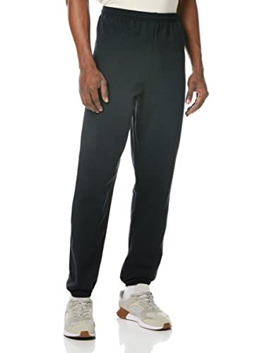 Hanes Men's EcoSmart Non-Pocket Sweatpant, Black, 3X-Large