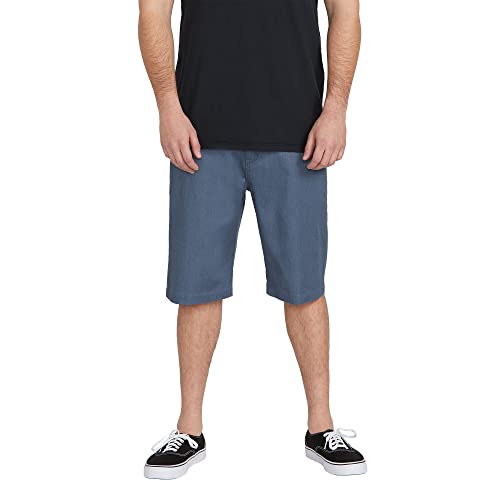 Volcom Men's Vmonty Chino Shorts, Heather Blue, 36