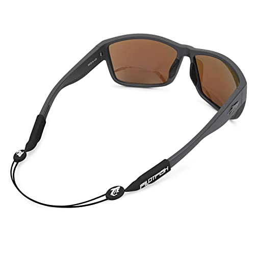 Pilotfish No Tail Adjustable Eyewear Retainer Cable Strap: Sunglasses, Eyeglasses, Glasses (16 Inch, The Original)